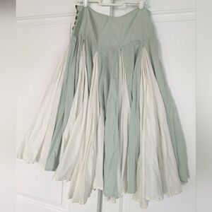 Women's Allsaints Pleated Flowy Midi Skirt Size XS